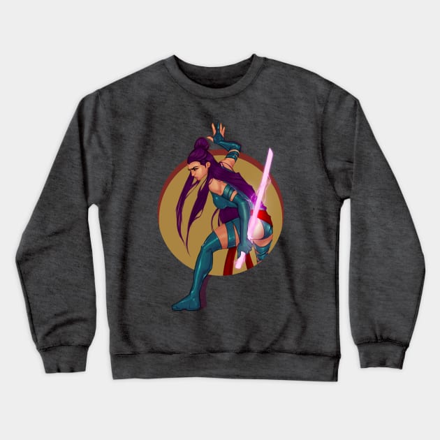 Psylocke Crewneck Sweatshirt by tattts